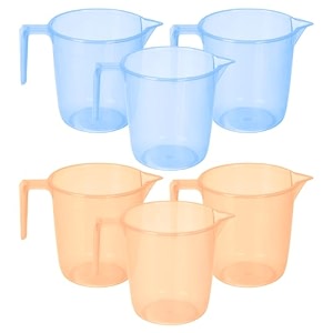 heart home plastic lightweight unbreakable bathroom mug 15 litre- pack of 2 light brown 54hh3917