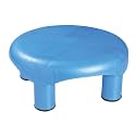 Heart Home Plastic Oval Bathroom Patla/Stool (Multi) Set of 1 Pc (CTHH019030)