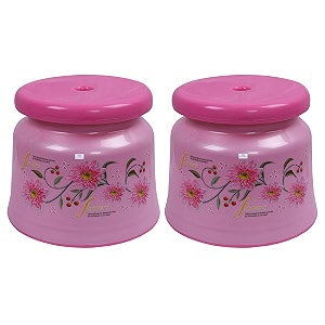 Heart Home Round Strong Plastic Stool or