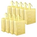 Heart Home Shopping Handbag Check-Kalash Carry Bag | Pack of 9 | Yellow