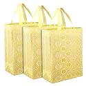 Heart Home Shopping Handbag | Grocery Handbag | Tote Bag | Pack of 3 | Yellow