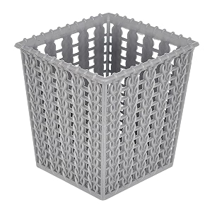 heart home square shape m 5 multipurpose plastic holderorganizer for kitchen bathroom office living room grey-46hh0444