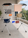 Heart Home Steel Floor Cloth Dryer Stand