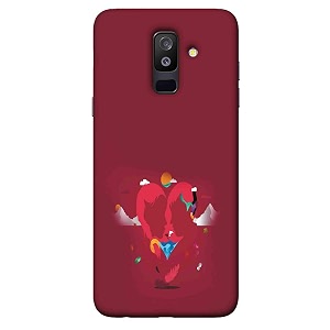 heart love symbol illustration vector logo hard printed designer case for samsung galaxy a6 plus 2018 back cover mrr1488