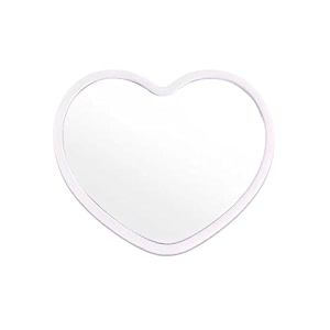 heart shaped portable vanity mirror handheld makeup mirror for women girls teens travel compact mirror for purse bathroom bedroom dressing table hair amp makeup use