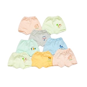 heartbury baby boys and baby girls 100 organic cotton underwearrompersbriefspanty-multicolorpack of 468