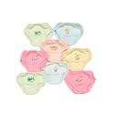 heartbury Baby Boys and Baby Girls 100% Organic Cotton Underwear/Rompers/Briefs/Panty-Multicolor(Pack of 4,6,8)