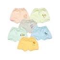 heartbury Baby Boys and Baby Girls 100% Organic Cotton Underwear/Rompers/Briefs/Panty-Multicolor(Pack of 4,6,8)