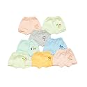 heartbury Baby Boys and Baby Girls 100% Organic Cotton Underwear/Rompers/Briefs/Panty-Multicolor(Pack of 4,6,8)