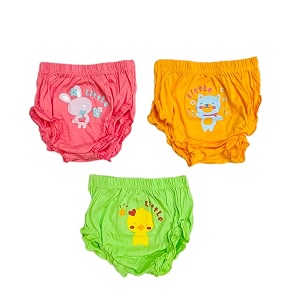 heartbury Cute and Colorful Baby Girls Frill