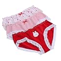 heartbury Women39s 100 Cotton Lace Panty Mid