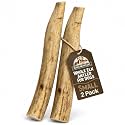 Heartland Antlers Elk Antler Dog Chew, Small 4 in, 5-25 lb Dogs, 2 Pack