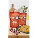 Hearty Eats Pizza Millet Chilla Dosa Mix, Natural Healthy Protein &amp; Energy Rich Breakfast | Instant Chilla Mix, No Maida (225 Grams, Vegan, Pack of 2)