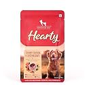 Hearty by HUFT - Shredded Chicken &amp; Pumpkin in Gravy Dog Wet Food - 70 gm (Pack of 8), Real Chicken and Veggies | No Artificial Preservatives | Wet Dog Food Suitable for All Breeds