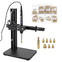 Heat Set Insert Tool with 370PCS Threaded Inserts Brass Inserts 3D Printing,Heat Set Insert tip for Thread Knurled Nut M2/M3/M4/M5/M6(1/4)/M8