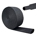 Heat Shrink Wire Loom, 20FT-1 Inch 2:1 Nylon Fabric Tubing