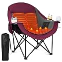 Heated Oversized Camping Chair - Heavy Duty