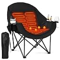 Heated Oversized Camping Chair - Heavy Duty