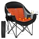 Heated Oversized Camping Chair - Heavy Duty