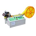 Heated Ribbon Cutter Machine, Full-Auto Webbing Tape Cutter for Elastic/Leather, Smooth Cut
