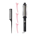 Heated Styling Brush | Curled Iron Heated Style Brush | Volumizing Brush with Auto Shut Off | Damage-Free Ceramic Coated Peiler for Smooth Curls and Waves for Home Use