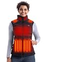 Heated Vest Women with 16000mAh Battery, Lightweight Heating Coat Hiking