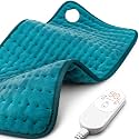 Heating Pad for Back &amp; Period Cramps, Fathers Day Dad Gifts, Birthday Gifts for Women Mom, Electric Heating Pads for Abdomen/Waist/Shoulder, 12" x 24", 6 Heat Settings, 4 Auto-Off, Teal Green