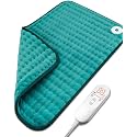 Heating Pad for Period Cramps, Mothers Day Gifts &amp; Birthday Gifts for Women Mom Men Dad, Electric Heating Pads for Abdomen/Waist/Shoulder, 16" x 24", 6 Heat Settings, 4 Auto-Off, Teal Green