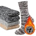 Heatuff Women's 6 Pack Performance Athletic Cushioned Crew Socks With Reinforced Heel &amp; Toe