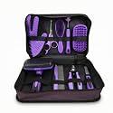 HEAVENGLOW Allall-Inclusive Pet Grooming Kit with Case Ergonomic Dog Grooming Set with Clippers Compact Nail Clippers with File Portable for Home,