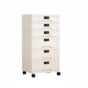 heavenglow desktop file cabinet with lock dustproof lockable desktop cabinet a4 size compatible locking storage drawer for students dorm room 5-layer 3h2s