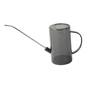 heavenglow watering can multipurpose long spout water sprinkler for flowers plants yard gray