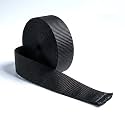 Heavy-Duty 2-Inch Wide Nylon Webbing Strap - Versatile & Durable for Outdoor Gear, Sports Equipment, Pet Collars, Leashes, Bag Belts & DIY Projects (10 Meter (Black))