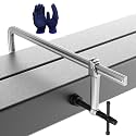 Heavy Duty 20" Inch F-Clamp w/Replaceable Pad, 5-1/2-Inch(140mm) Deep Throat, Bar Size 1-1/5" * 3/5" Drop Forged Steel Bar Clamps, 2900LB Clamping Force