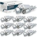 Heavy-Duty 25A Heavy Duty Alligator Clips 10 Pack