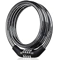 Heavy-Duty 4-Digit Combination Cable Lock for Bike, Gate, Helmet, Luggage & Multipurpose Security | Anti-Theft Steel Wire Lock with Resettable Password & PVC Coating | 1.2M Strong Cable Lock