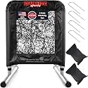 Heavy-Duty 9 Hole Pro Style Baseball &amp; Softball Pitching Net with Strike Zone Target Adjustable Portable Design