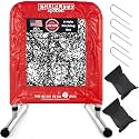 Heavy-Duty 9 Hole Pro Style Baseball & Softball Pitching Net with Strike Zone Target Adjustable Portable Design