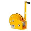 Heavy-Duty AC Unit Hoist Bracket with 10m Hand Winch 1800 lb Capacity - Essential Tool for 3HP/5HP Air Conditioner Installation & Maintenance