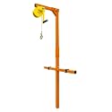 Heavy-Duty Air Conditioner Hoist Tool with Self-Locking Winch &amp; Support Bracket for 3HP/5HP Units - 15M, 1200lbs Capacity, Perfect for Outdoor Installation &amp; Maintenance