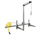 Heavy-Duty Air Conditioner Installation Crane Tool Manual Winch Hoist with Folding Bracket – Outdoor Unit Support for Easy Lifting and Positioning