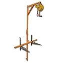 Heavy-Duty Air Conditioning Installation Crane Tool Self-Locking Winch &amp; Bracket for High-Altitude Dismantling 3-Phase Split Bracket – Efficient Lifting Solution