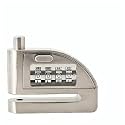 Linist Heavy-Duty Anti-Theft Motorcycle Disc Lock with 4-Digit Combination | Zinc Alloy Wheel Disc Lock for Motorcycle, Bicycle, and E-Bike | Waterproof, Anti-Drilling, Anti-Sawing,Security Lock