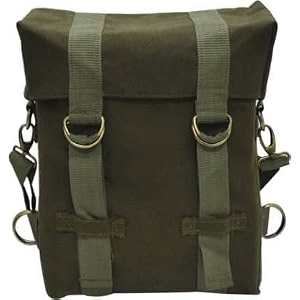 heavy duty bag 20ltr compatible with re all bikes 350500cc one-side green jute motorbike bag 20 l green