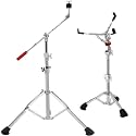 Heavy-Duty Boom/Straight Cymbal Stand & Snare Drum Stand Set