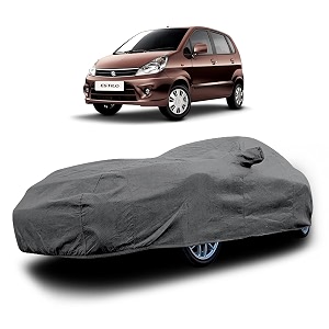 heavy-duty car cover for compatible with maruti zen estilo 2006 to 2025 all models deluxe car protection cover  waterproof amp uv-resistant all-season exterior protection