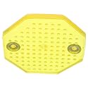 Car Rubber Lift Pads for Two Post Vehicle Repair, Yellow