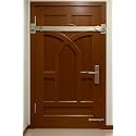 Heavy Duty Door Security Stainless Steel Bar |Adjustable 80-120 cm|