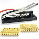 Heavy Duty Bench Hose Crimper for 1/4, 5/16, 3/8in ID Hoses, 100 Ferrules