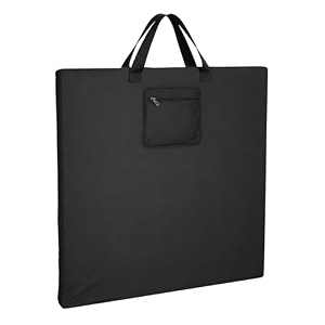 heavy-duty full carrom board cover with storage pocket - waterproof amp dust protection with dedicated storage pocket for coins striker amp powder  black 40x40 in  full jumbo cover